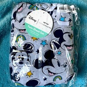 Little Sleepies Mickey Forever Twin sheet set NIB